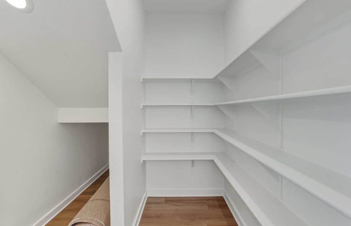 480 Tailwind Drive Kyle, TX 78640 - Photo 5 of 17 a view of walk in closet with empty racks