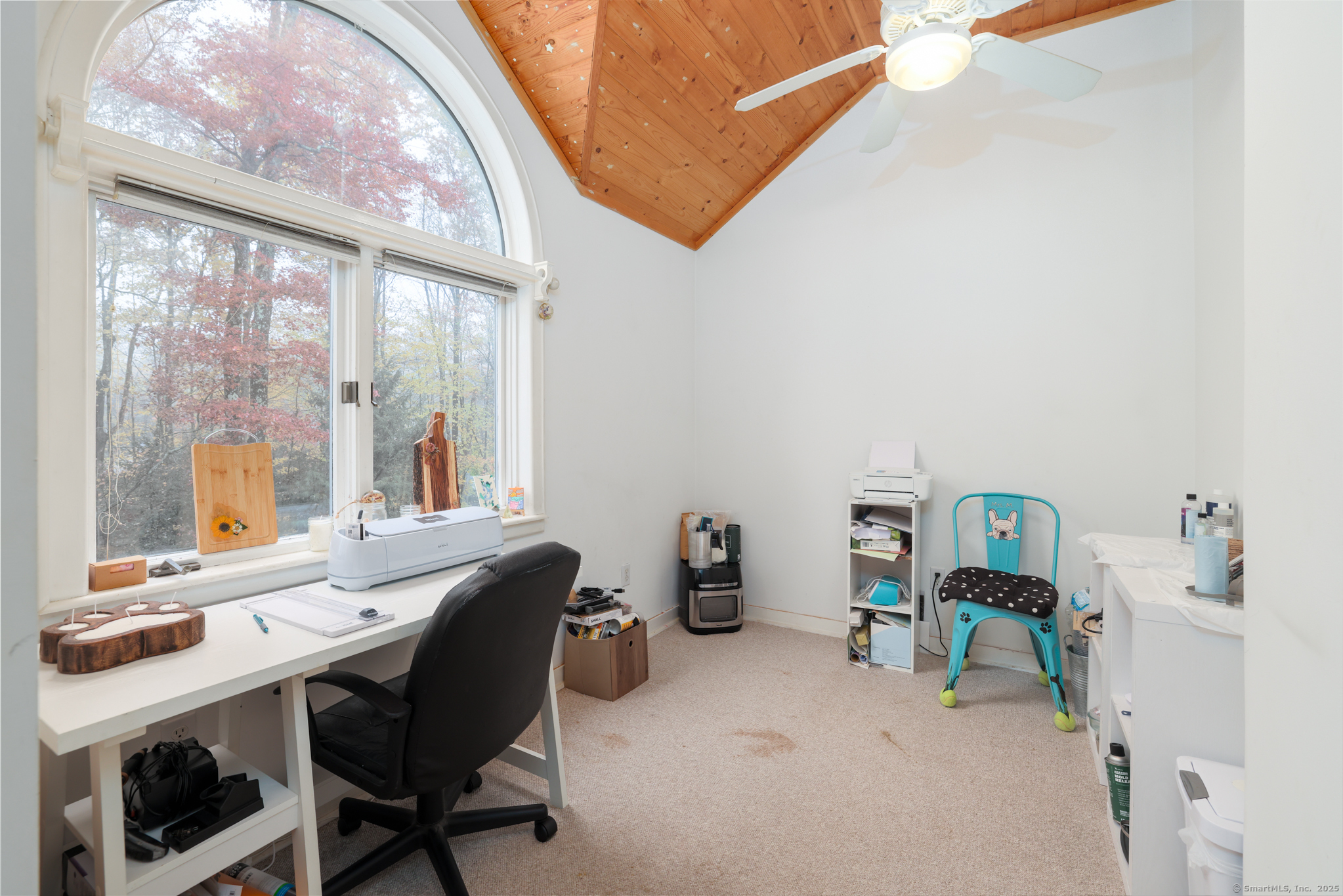 266 Old Forge Road Riverton, CT 06065 - Photo 20 of 40 a workspace with furniture window and outside view
