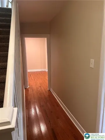 a view of an empty room