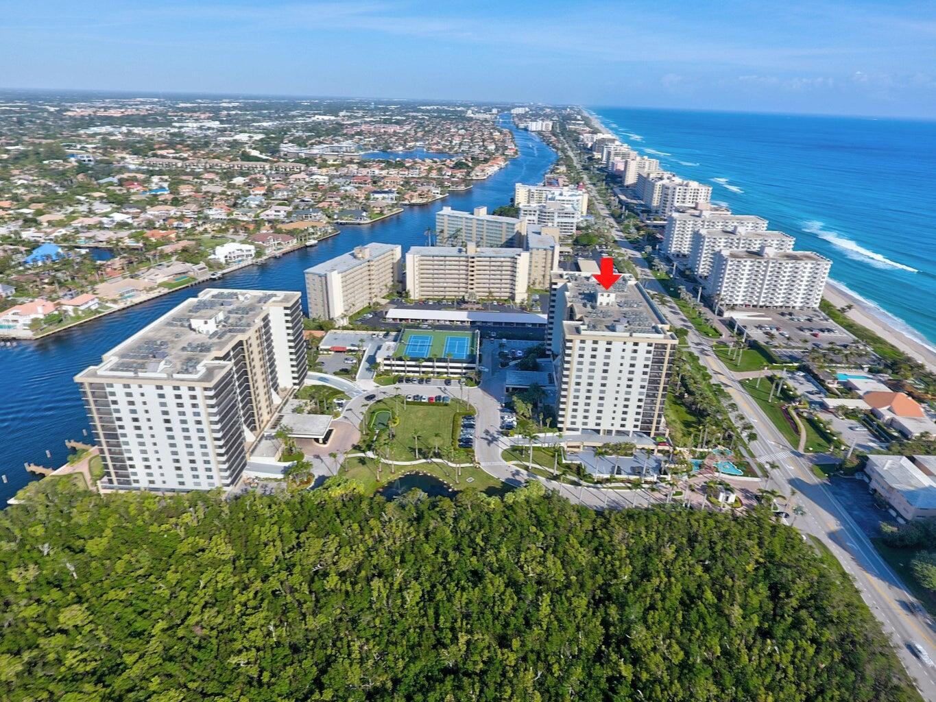 3400 South Ocean Boulevard, Unit 4I Highland Beach, FL 33487 - Photo 3 of 14 a view of balcony with city view