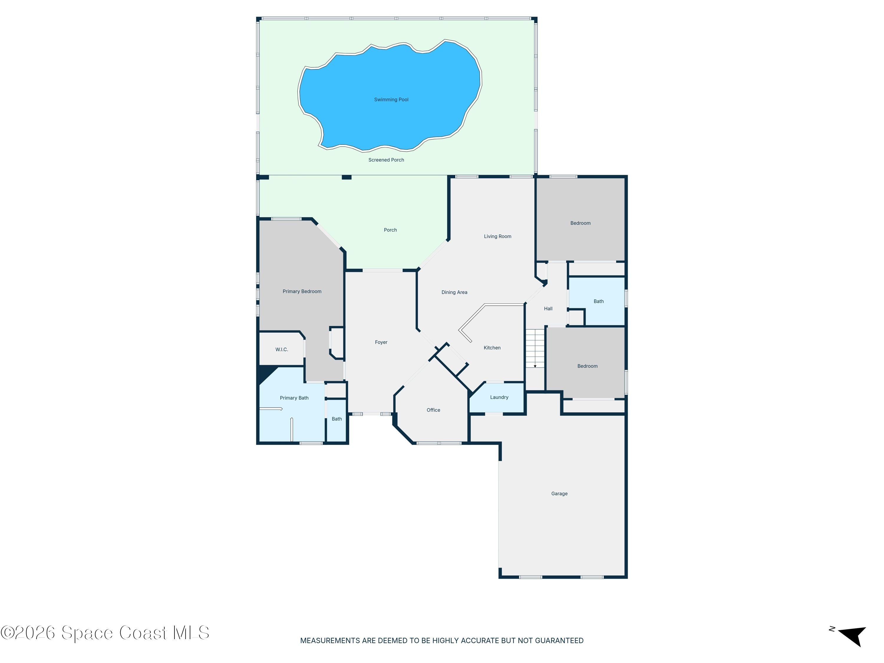 1643 Long Pine Road Melbourne, FL 32940 - Photo 60 of 63 a picture of floor plan