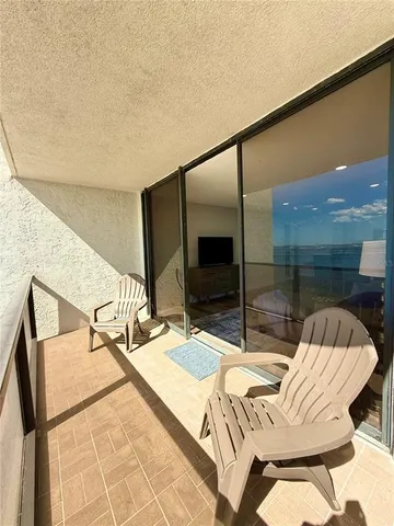 a view of balcony and patio