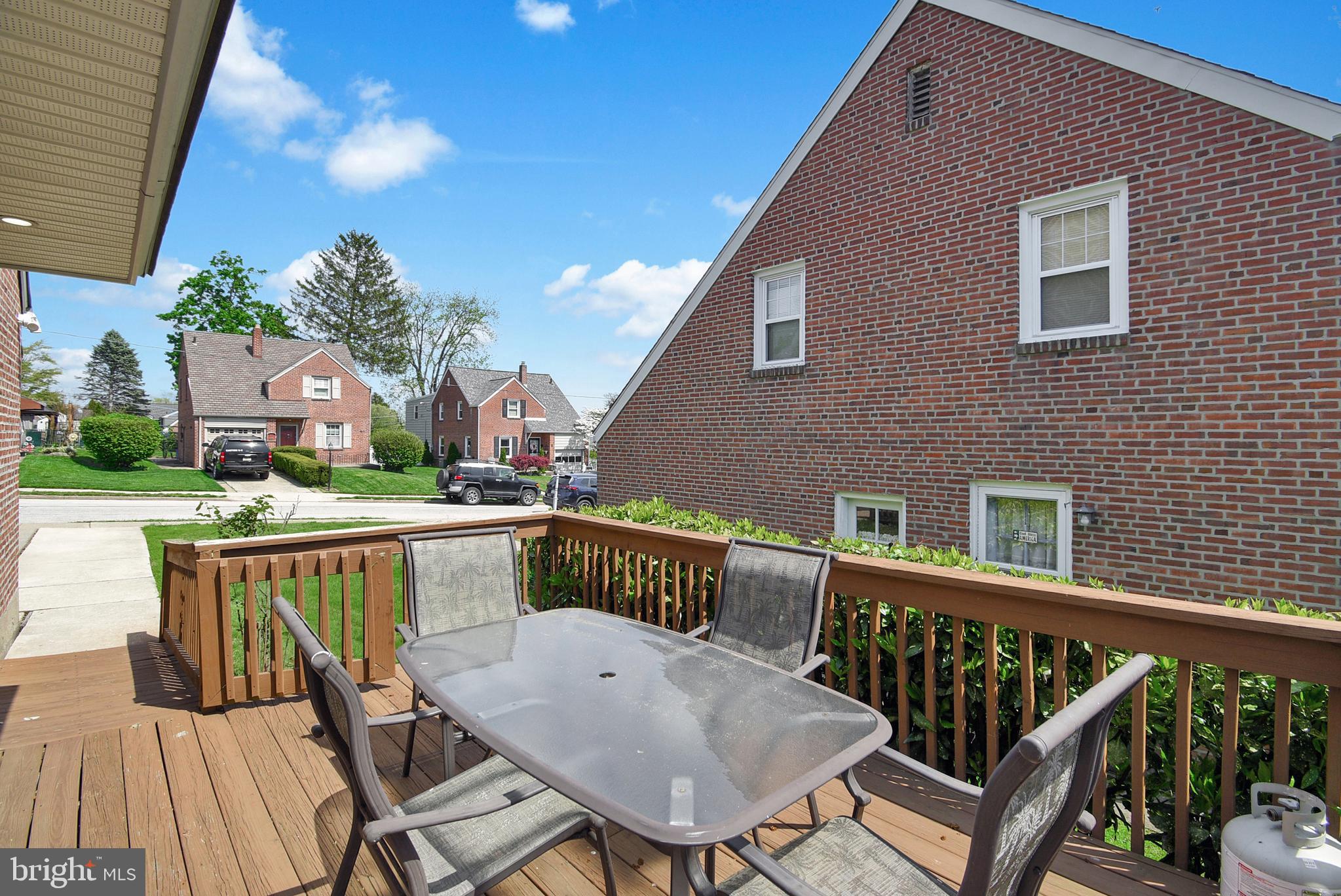 308 Edgemore Road Secane, PA 19018 - Photo 21 of 25 Side deck