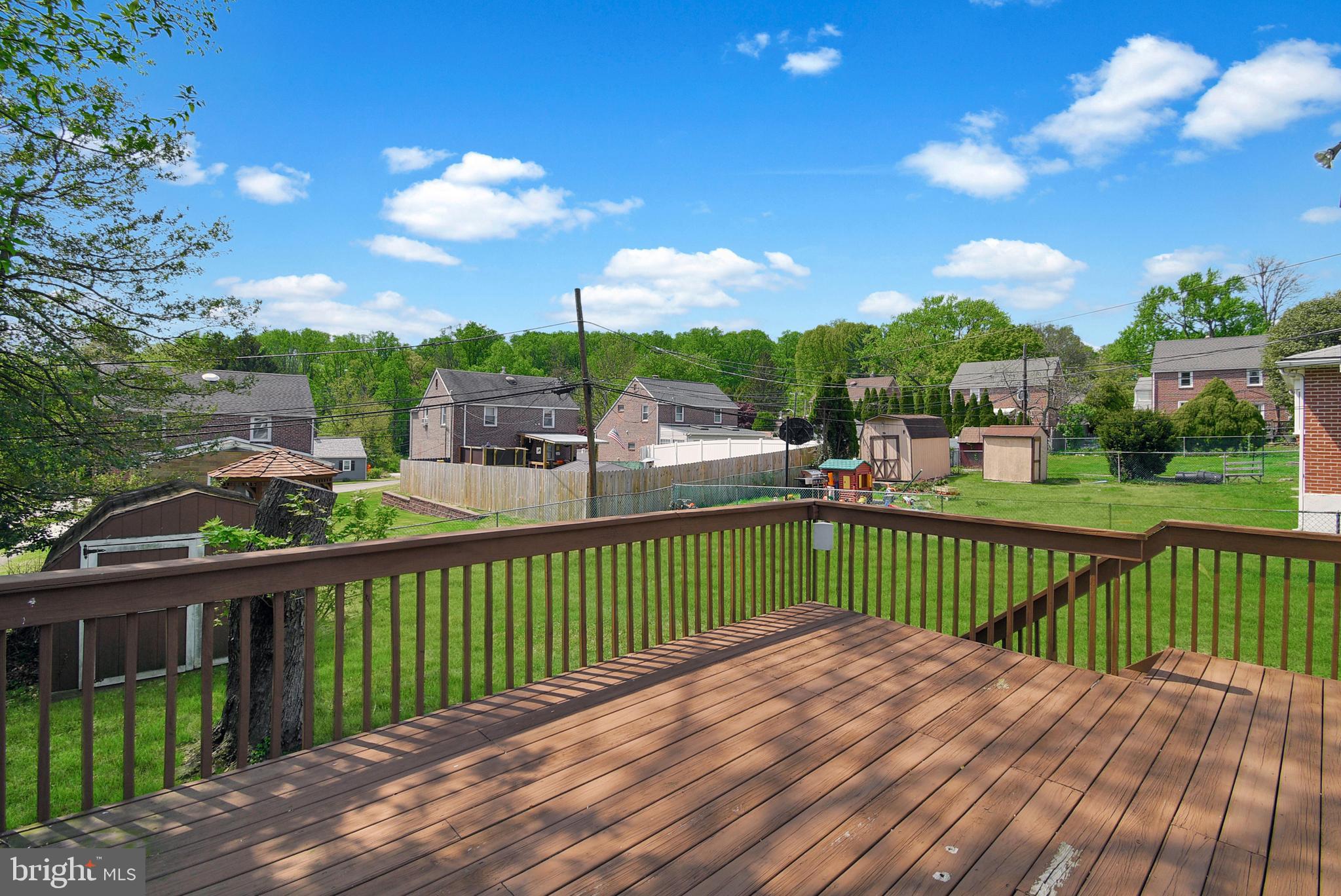 308 Edgemore Road Secane, PA 19018 - Photo 22 of 25 Rear deck