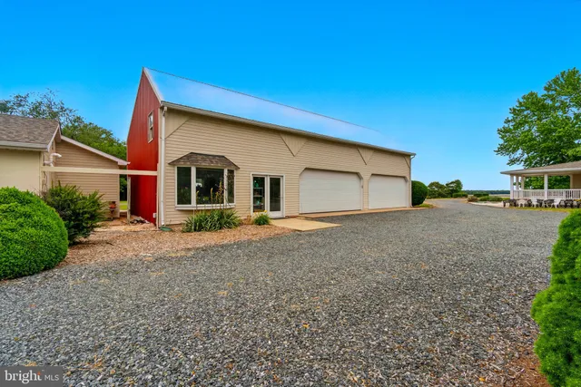 front view of a house with a street