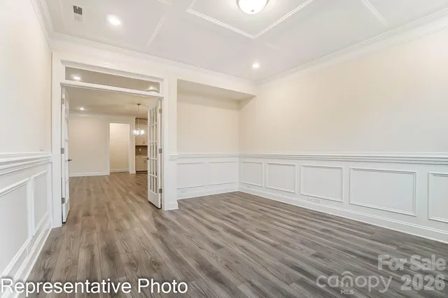 wooden floor in an empty room