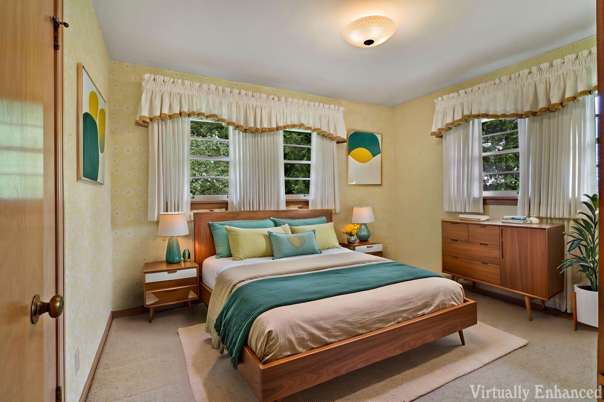 2116 37th Street Kenosha, WI 53140 - Photo 16 of 30 Bedroom 2 with Virtual Staging