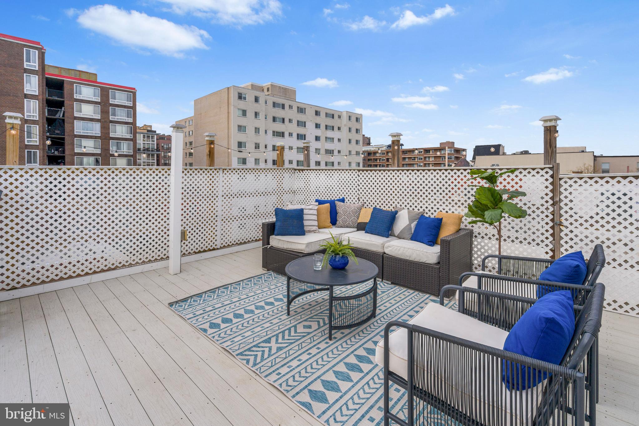 1111 M Street Northwest, Unit 7 Washington, DC 20005 - Photo 29 of 38 Private Rooftop Deck