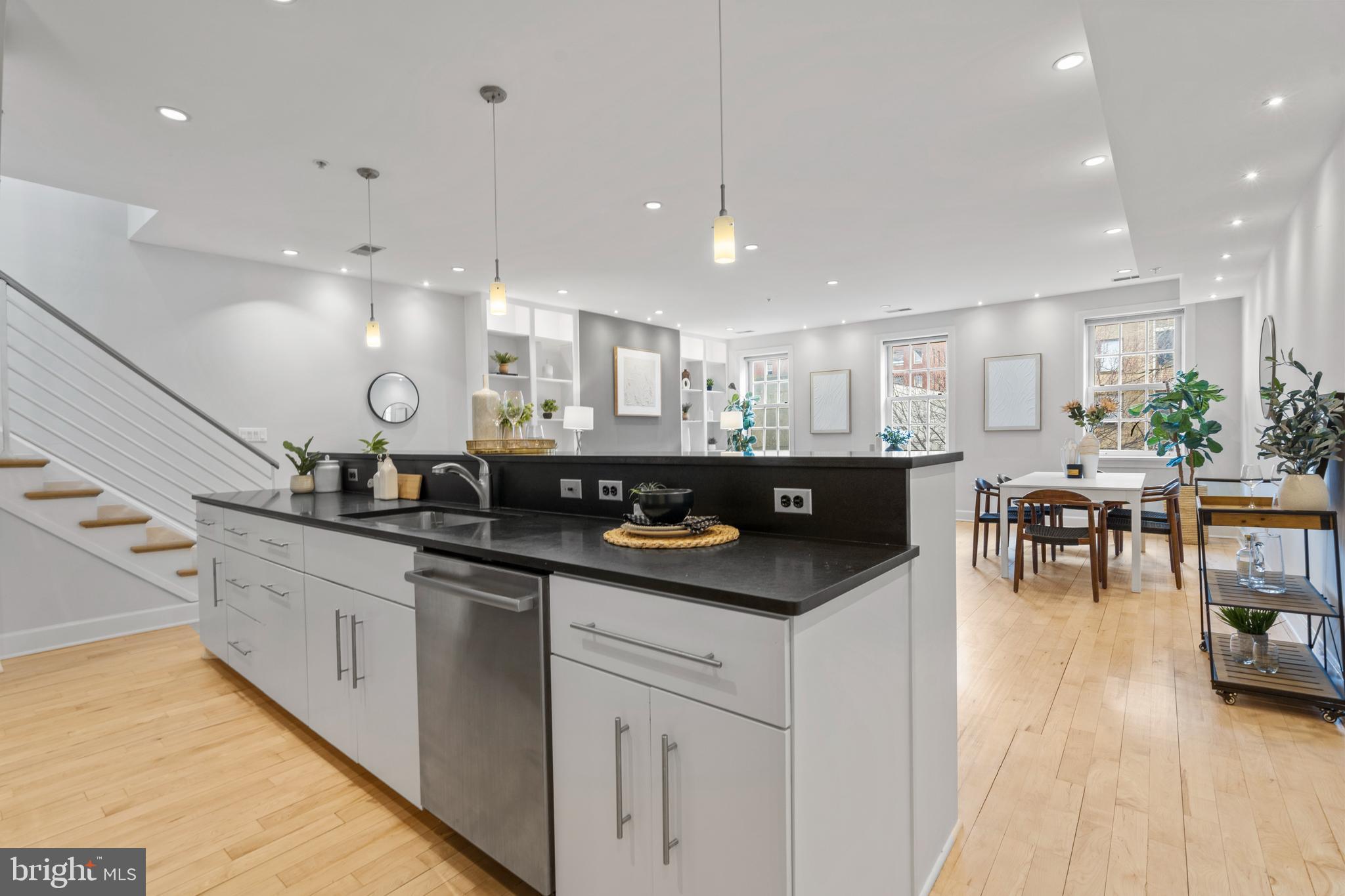 1111 M Street Northwest, Unit 7 Washington, DC 20005 - Photo 8 of 38 Kitchen Island