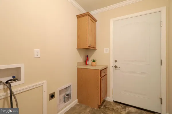 a room with storage and utility