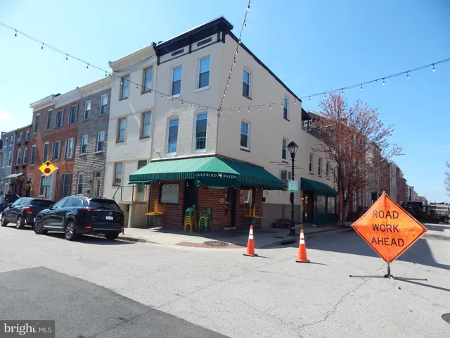 a car parked in front of building