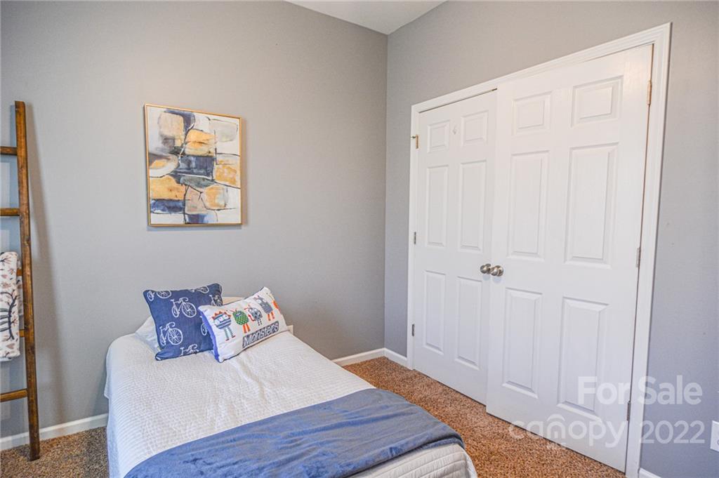 1617 Beleek Ridge Lane Clover, SC 29710 - Photo 15 of 22 a bedroom with a bed and a painting on the wall