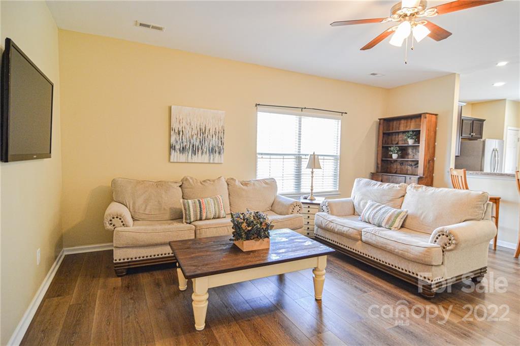 1617 Beleek Ridge Lane Clover, SC 29710 - Photo 8 of 22 a living room with furniture and a flat screen tv