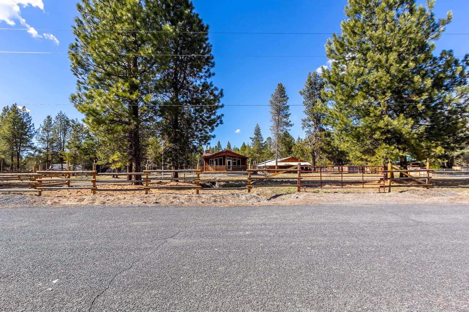 53981 Pine Grove Road La Pine, OR 97739 - Photo 3 of 41 front view of home from Pine Grove Rd.