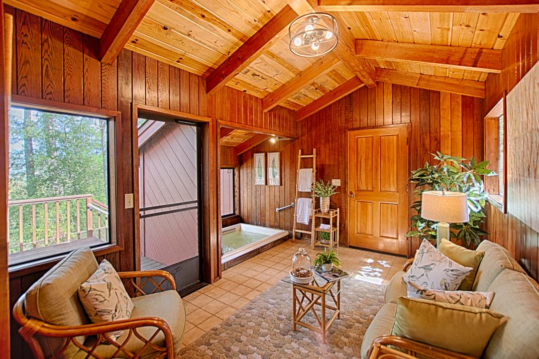 79 Pine Avenue Mount Hermon, CA 95041 - Photo 4 of 32 a outdoor living space with furniture