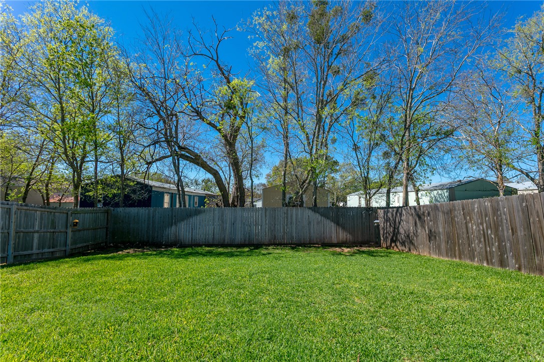 3719 Mckenzie Street Bryan, TX 77803 - Photo 20 of 20 a view of a backyard