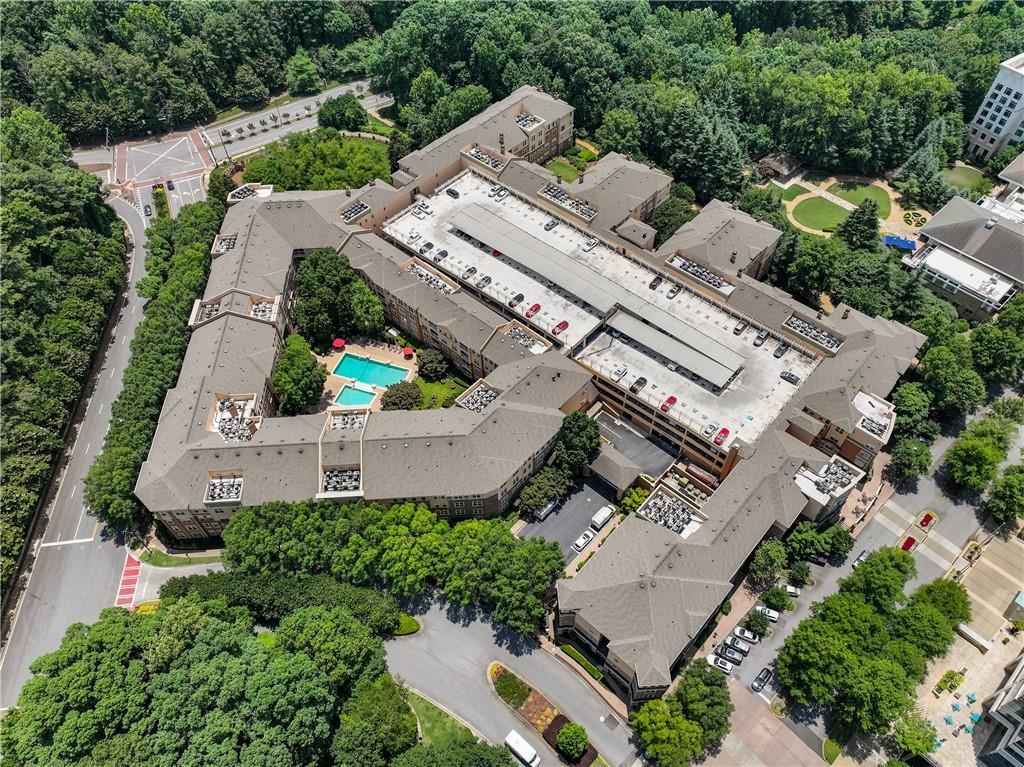 10 Perimeter Summit Boulevard, Unit 3311 Atlanta, GA 30319 - Photo 42 of 68 an aerial view of a house with outdoor space