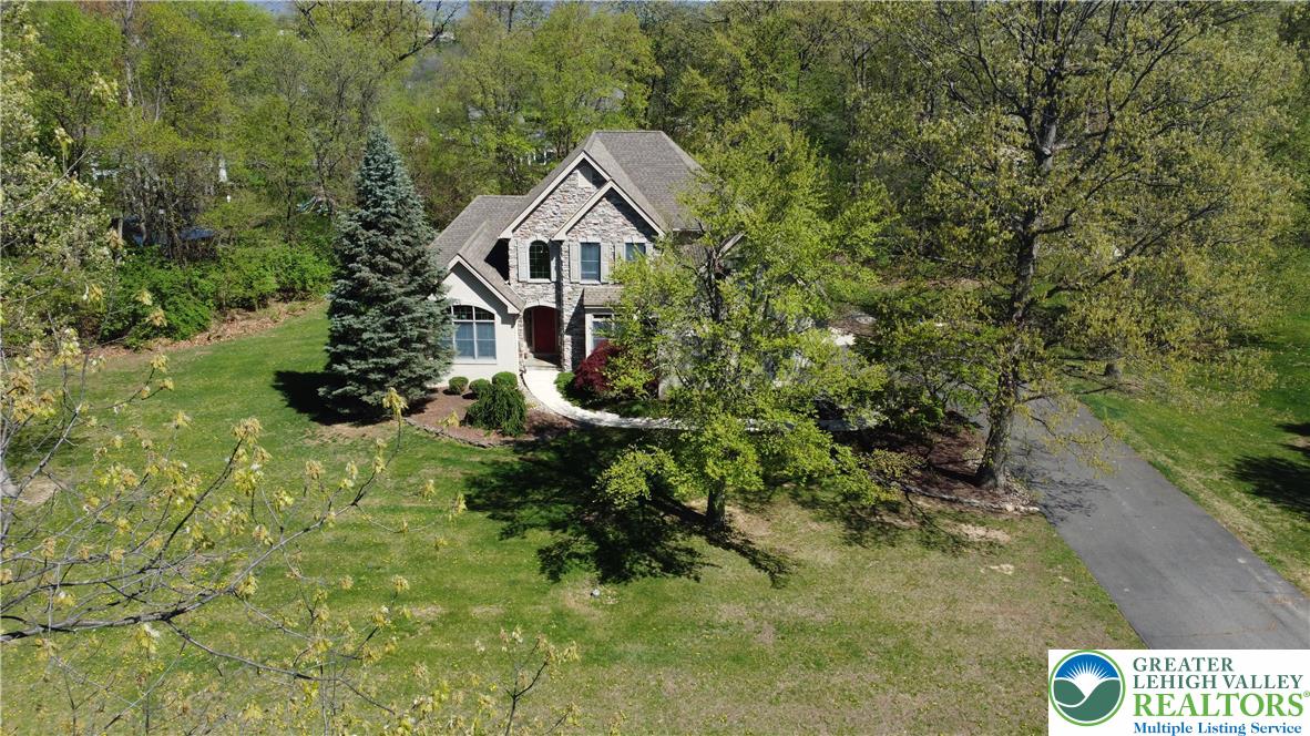 415 Colver Road Nazareth, PA 18064 - Photo 35 of 41 a aerial view of a house with a yard