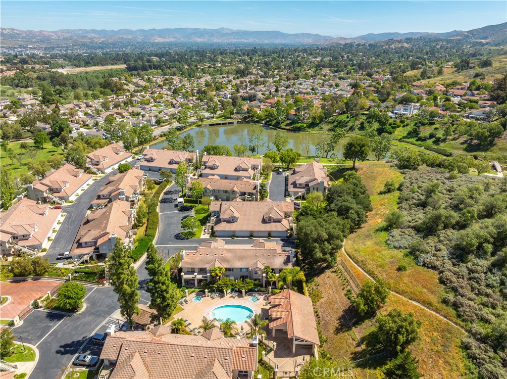 498 Shelburne Lane, Unit B Simi Valley, CA 93065 - Photo 39 of 47 an aerial view of residential house with outdoor space