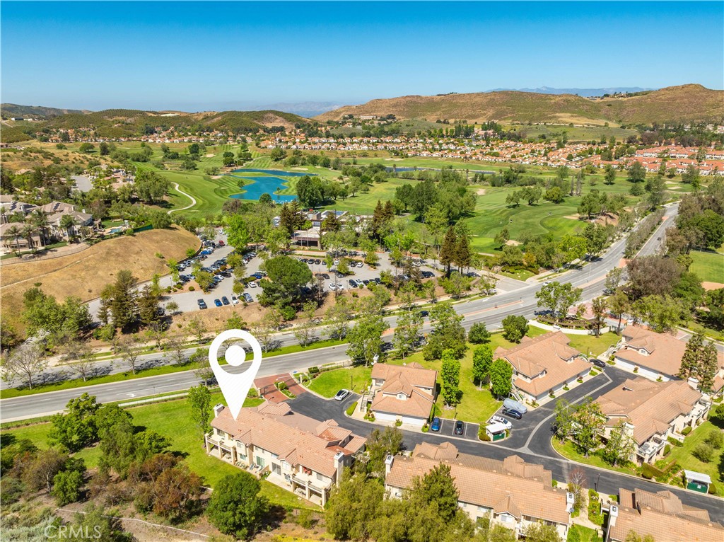 498 Shelburne Lane, Unit B Simi Valley, CA 93065 - Photo 45 of 47 an aerial view of residential houses with outdoor space