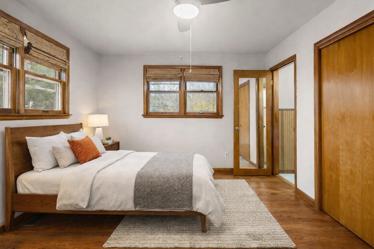 904 West Kirby Avenue Champaign, IL 61821 - Photo 18 of 46 a bedroom with a large bed and a window