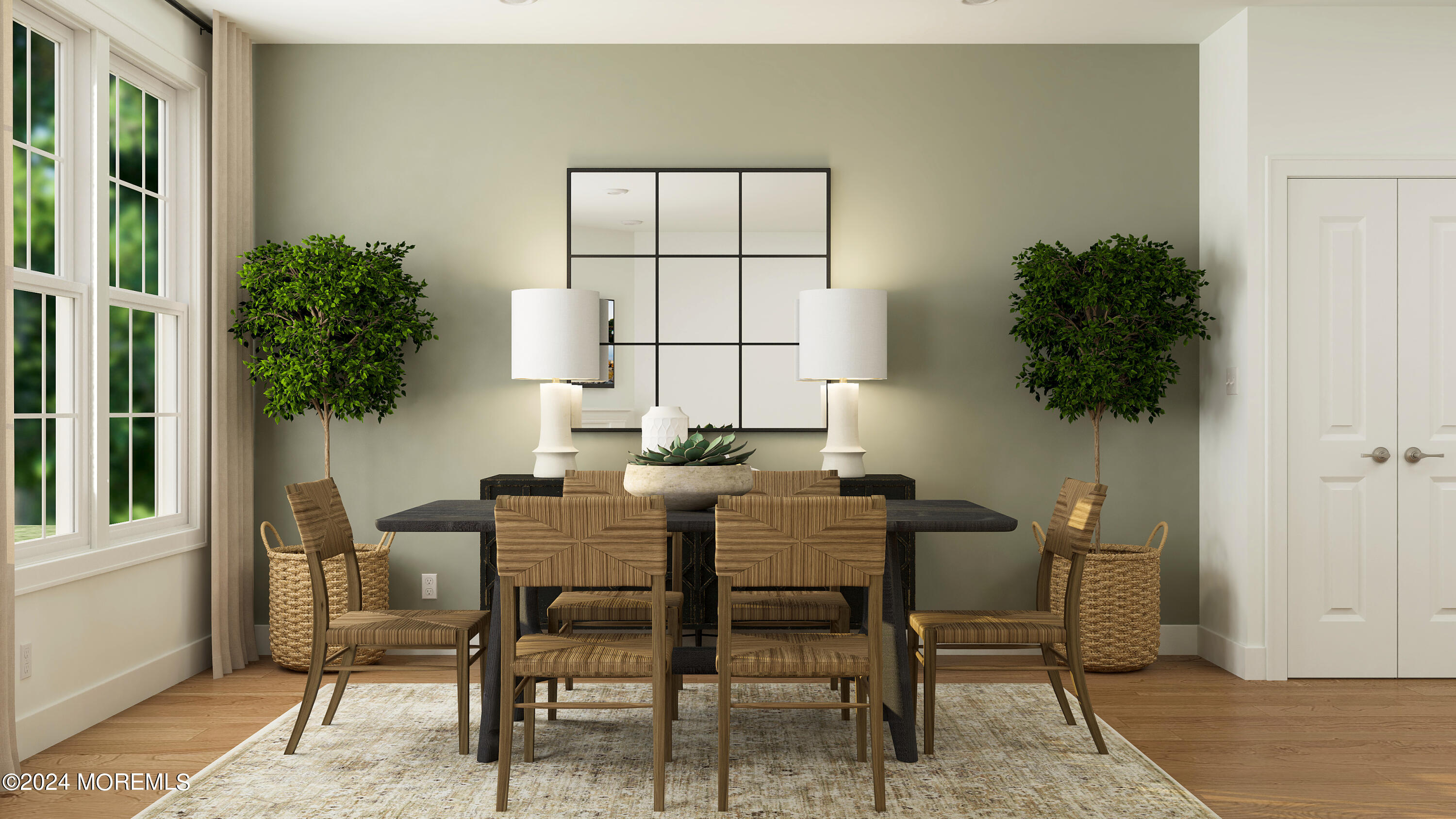 2103 Explorer Lane Marlboro, NJ 07746 - Photo 4 of 14 a view of a dining room with furniture and a potted plant
