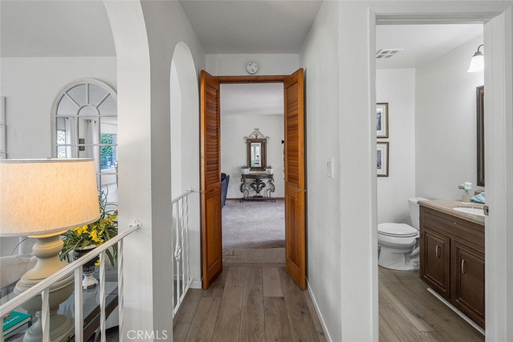 15232 Lille Circle Irvine, CA 92604 - Photo 24 of 54 a view of a bathroom from the hallway