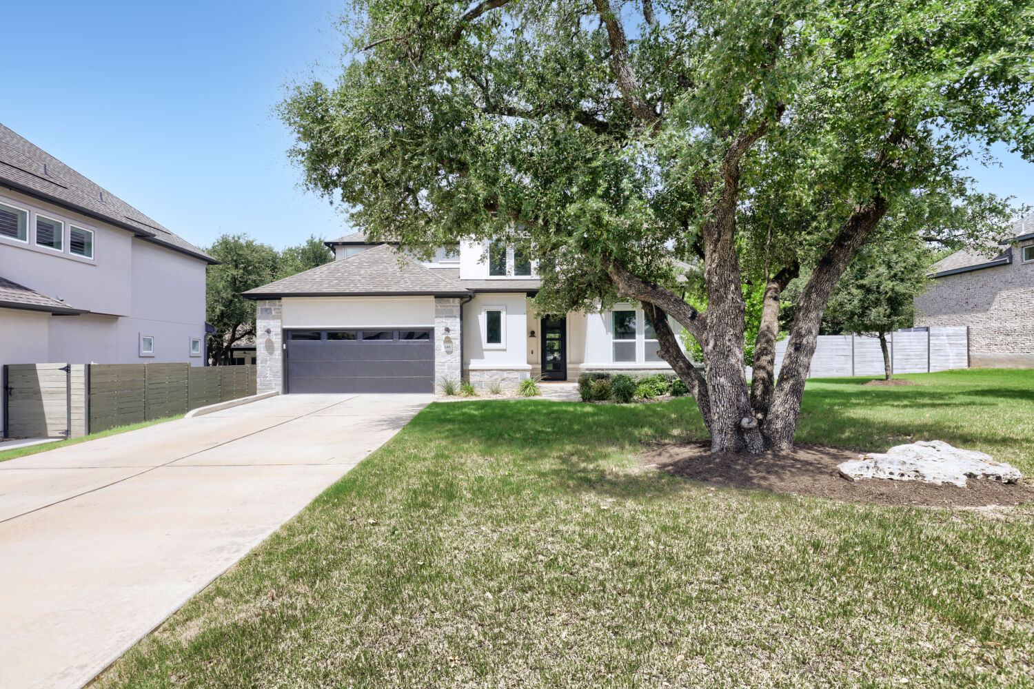 145 Eagle Pass Trail Georgetown, TX 78628 - Photo 2 of 37 Protected Legacy Oak Tree over 100 years old