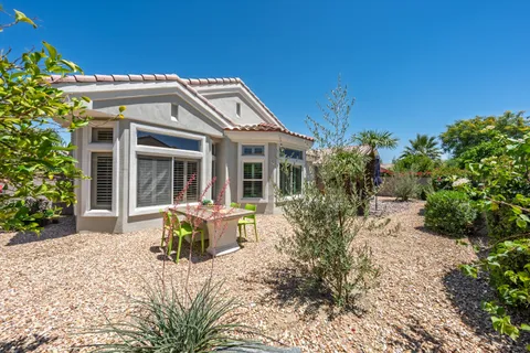 a view of a house with a patio