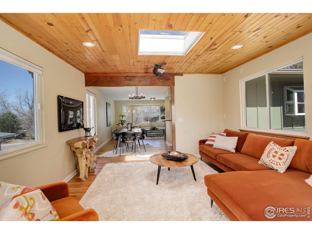 4361 Butler Circle Boulder, CO 80305 - Photo 14 of 39 a outdoor living space with furniture and a flat screen tv