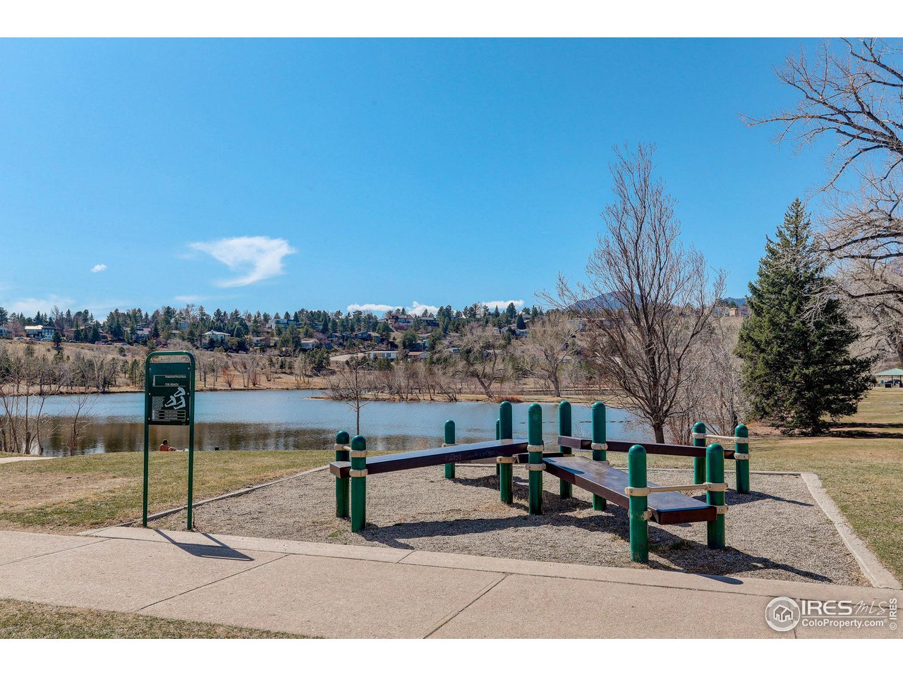 4361 Butler Circle Boulder, CO 80305 - Photo 37 of 39 a view of a park with iron fence
