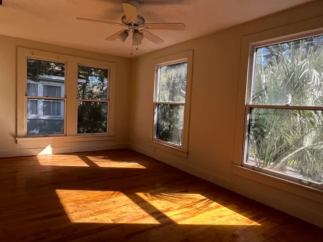 a view of an empty room with window