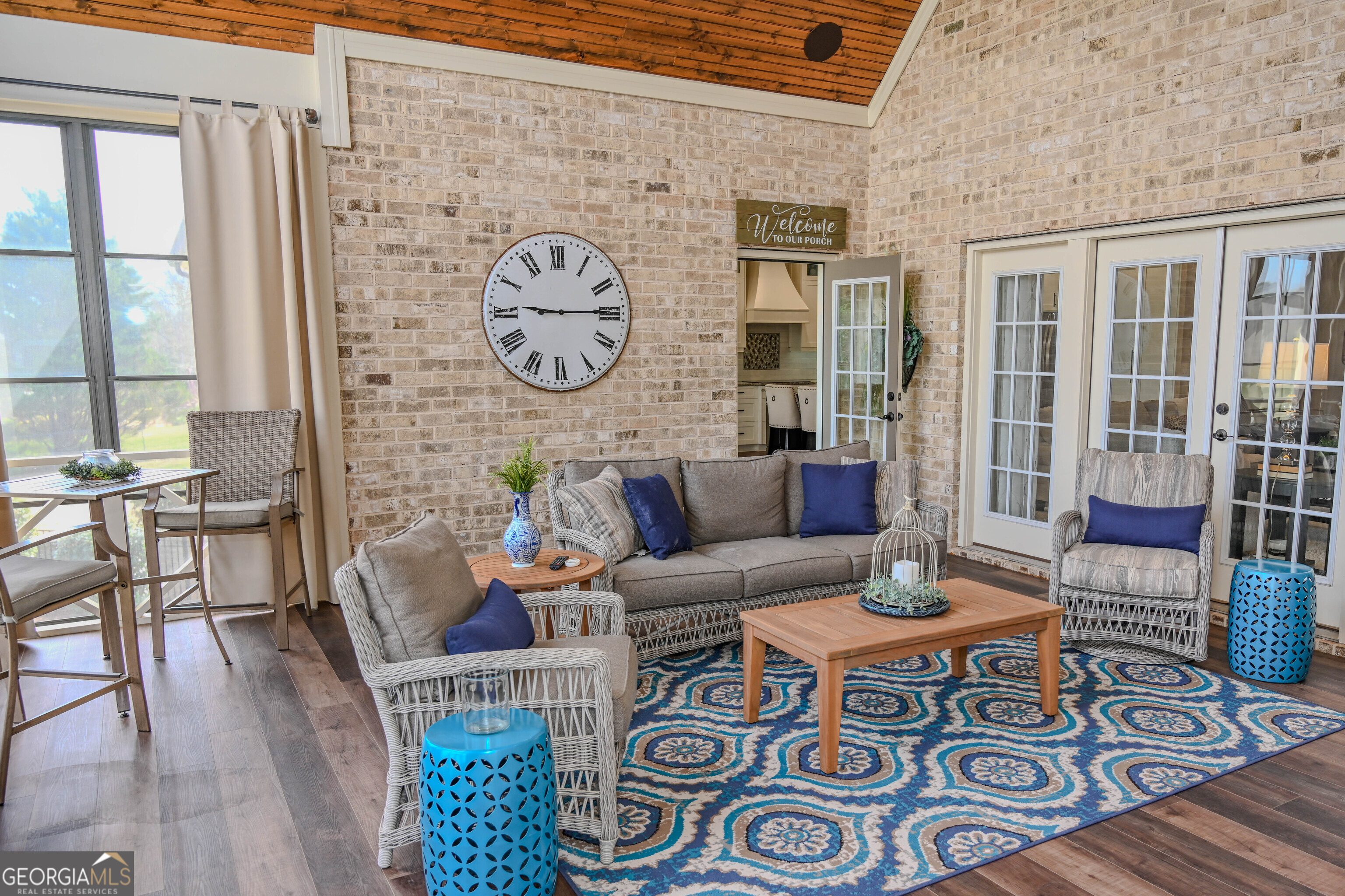 399 Overlook Trail Williamson, GA 30292 - Photo 18 of 52 a living room with furniture and wooden floor
