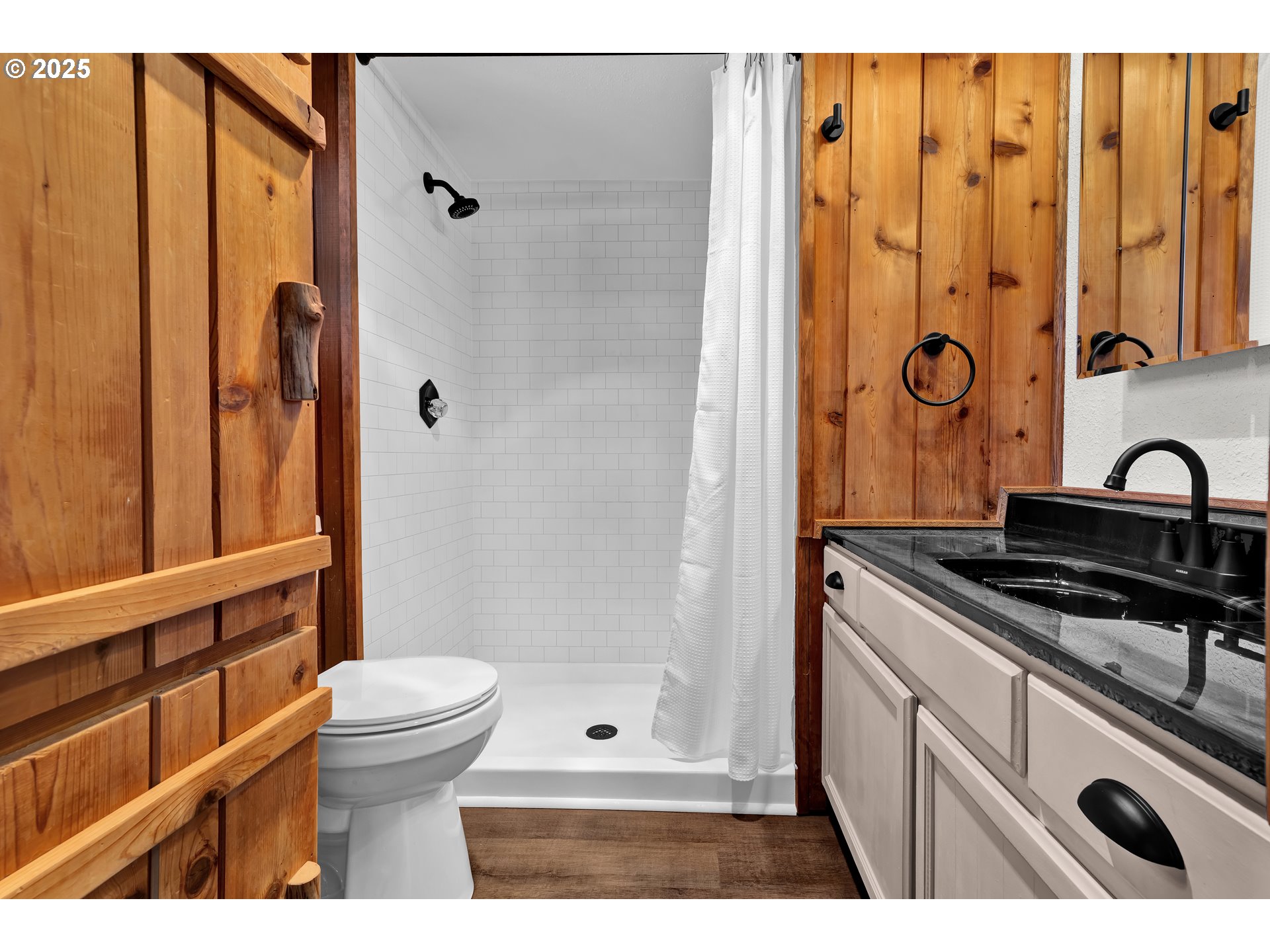 5055 Northeast Elliott Circle, Unit 8 Corvallis, OR 97330 - Photo 17 of 35 a bathroom with a sink a toilet and shower
