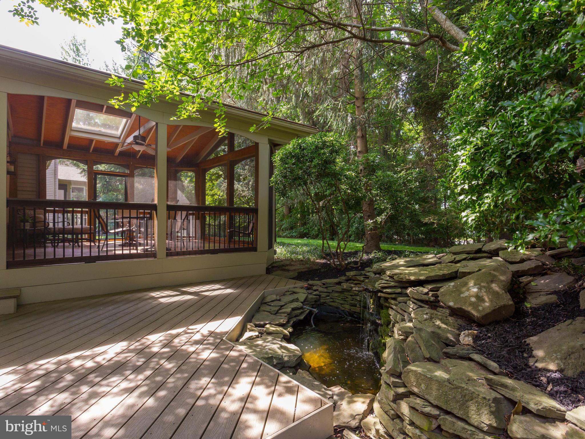 8119 Ridge Creek Way Springfield, VA 22153 - Photo 29 of 30 Beautiful Tiered Fountain w/Fish