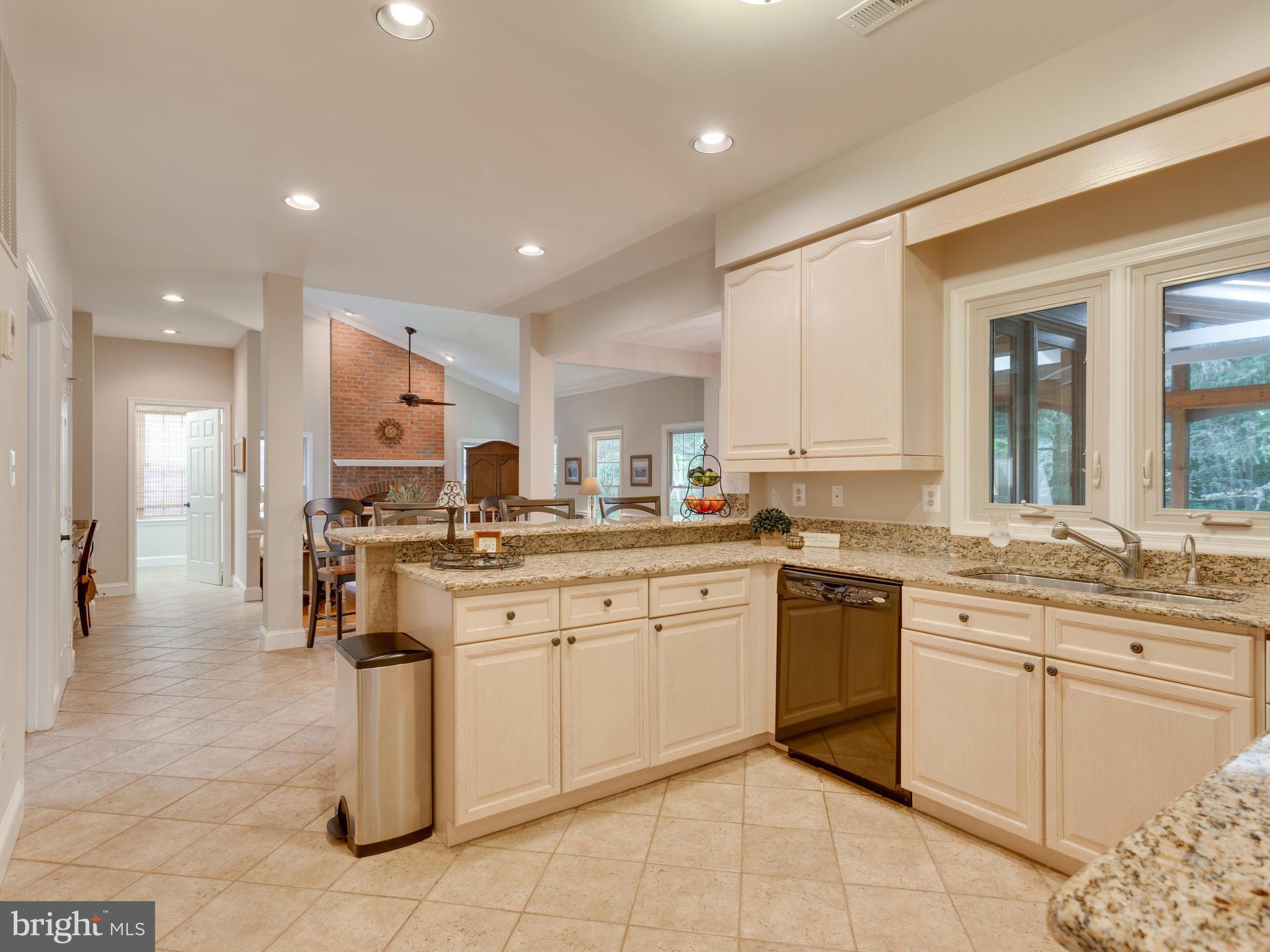 8119 Ridge Creek Way Springfield, VA 22153 - Photo 7 of 30 Open Kitchen, Breakfast Nook, Family Room Plan