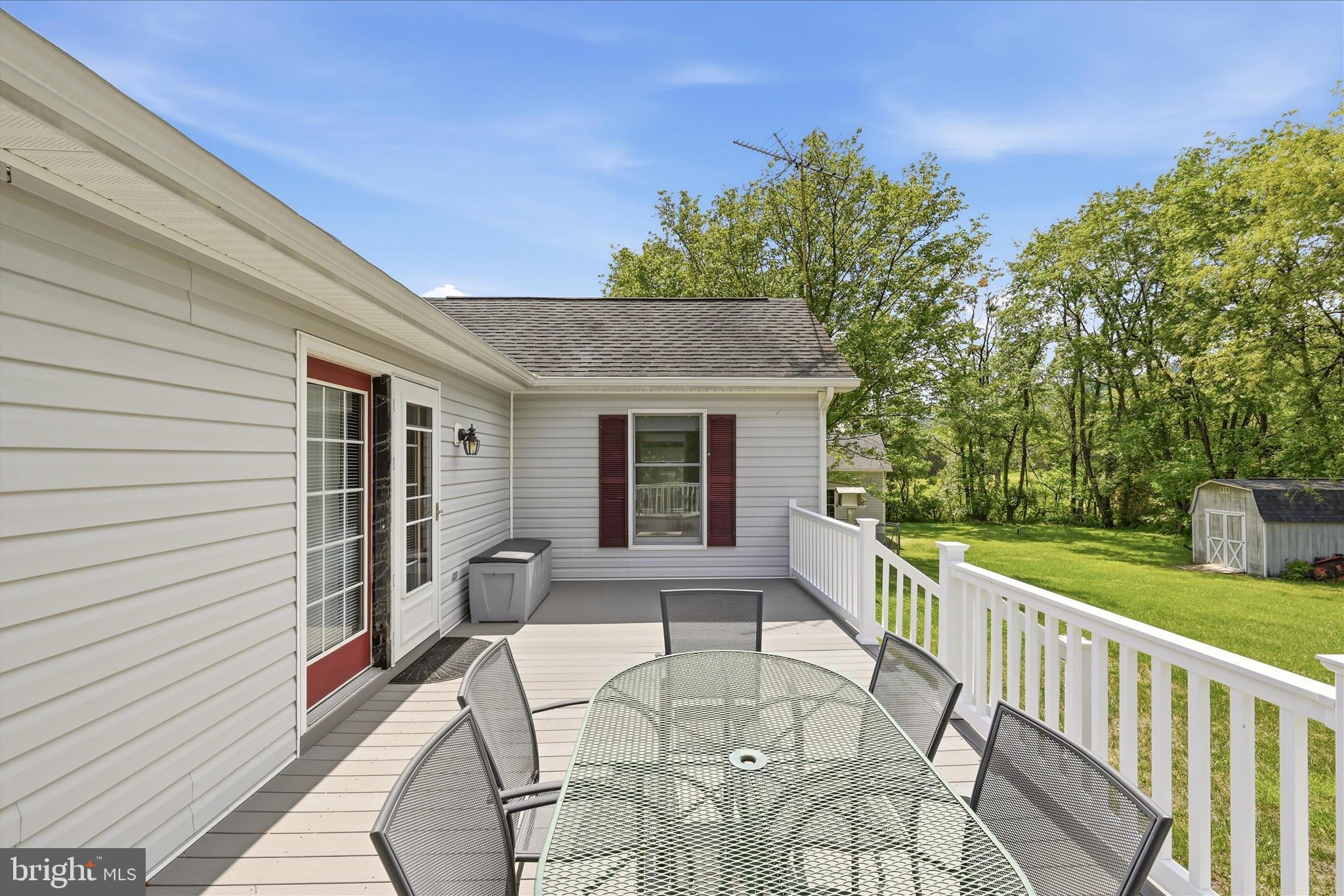 16335 Back Road Strasburg, VA 22657 - Photo 39 of 56 a view of a house with backyard and porch