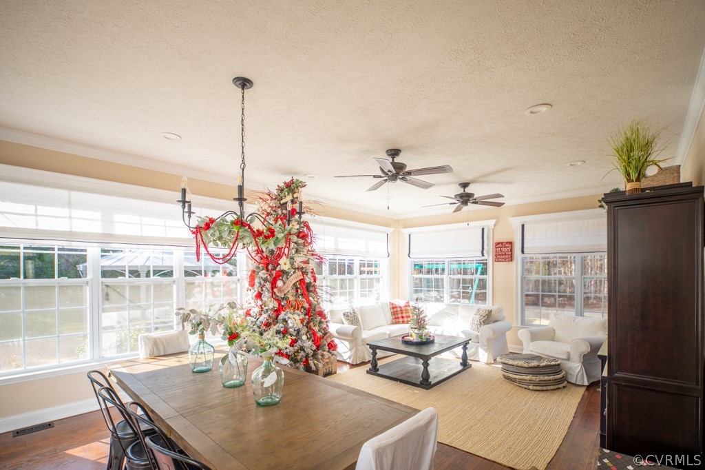 209 Chapel Road Kenbridge, VA 23944 - Photo 24 of 31 a view of a dining room with furniture window and outside view
