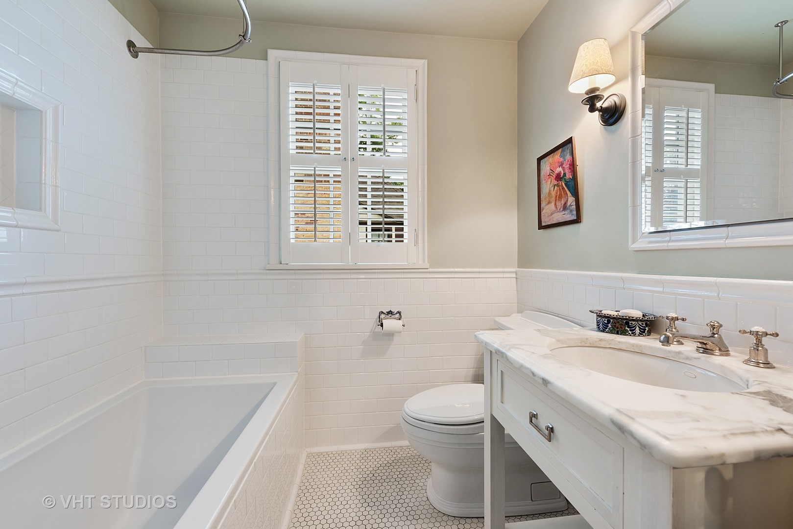 853 Valley Road Glencoe, IL 60022 - Photo 21 of 30 a bathroom with a sink toilet and shower