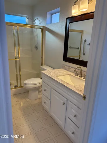 a view of a pathway in a yard