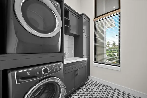 a view of a house with a garden