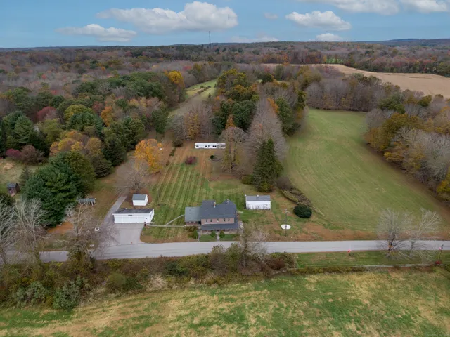 a house view with a garden