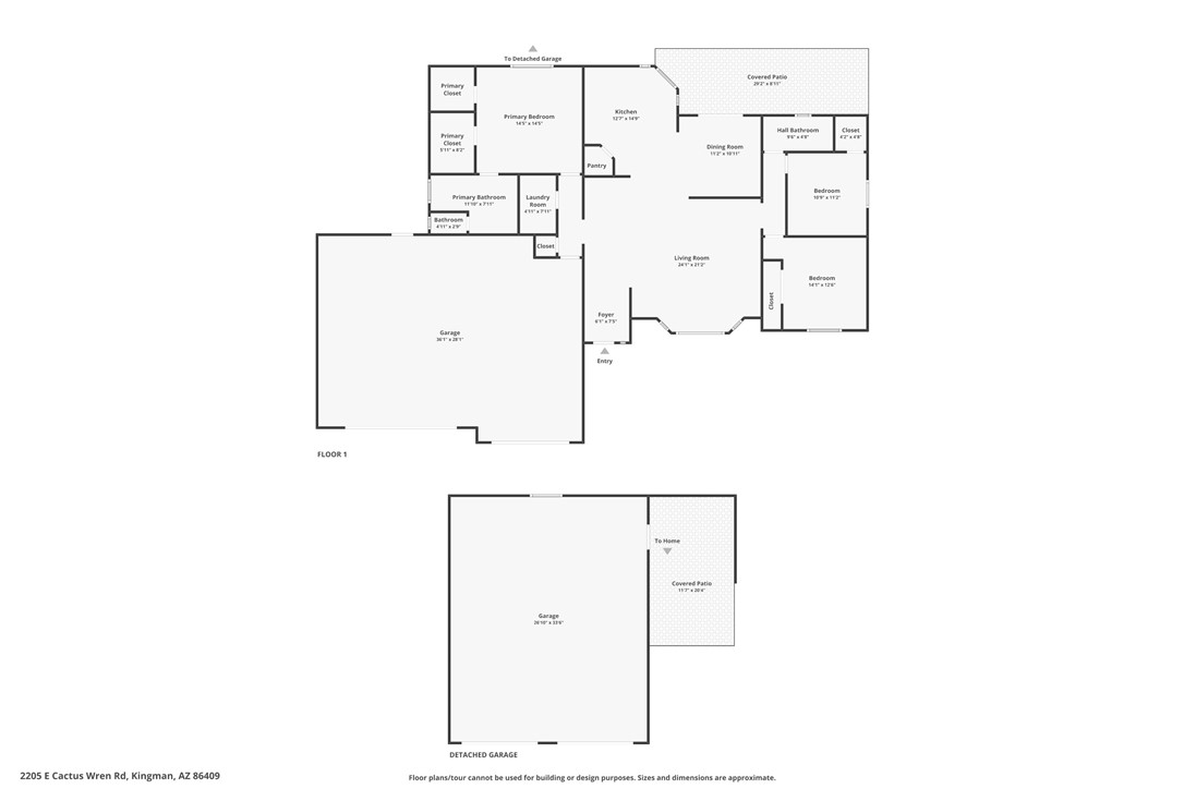 2205 East Cactus Wren Road Kingman, AZ 86409 - Photo 68 of 68 Floor Plan