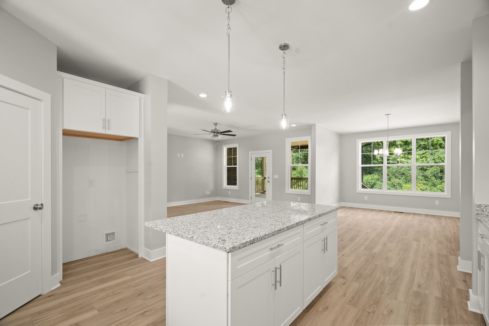 4062 Summit Drive Greenbrier, TN 37073 - Photo 12 of 36 a view of an empty room with wooden floor and a window