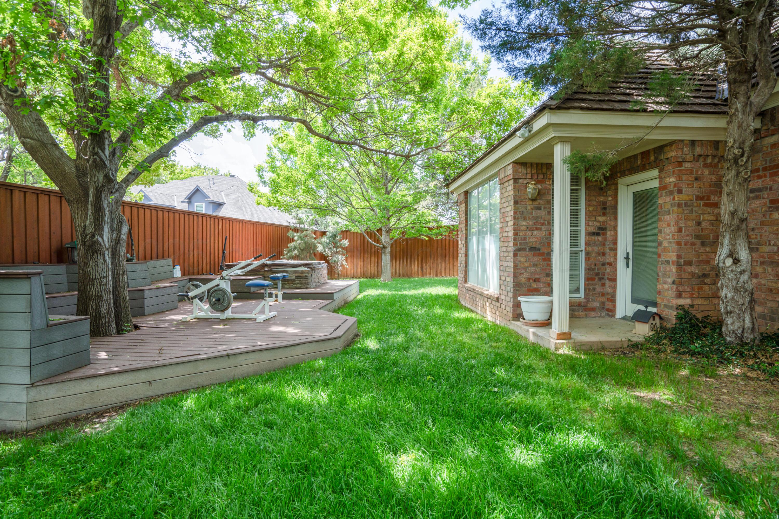 3501 Van Winkle Drive Amarillo, TX 79121 - Photo 32 of 35 a view of a house with backyard and sitting area