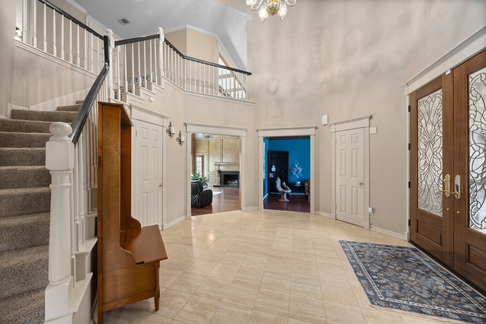 8807 Chelmsford Lane Spring, TX 77379 - Photo 5 of 50 From the massive formal entry you are offered access into the formal living, main living & dining areas.