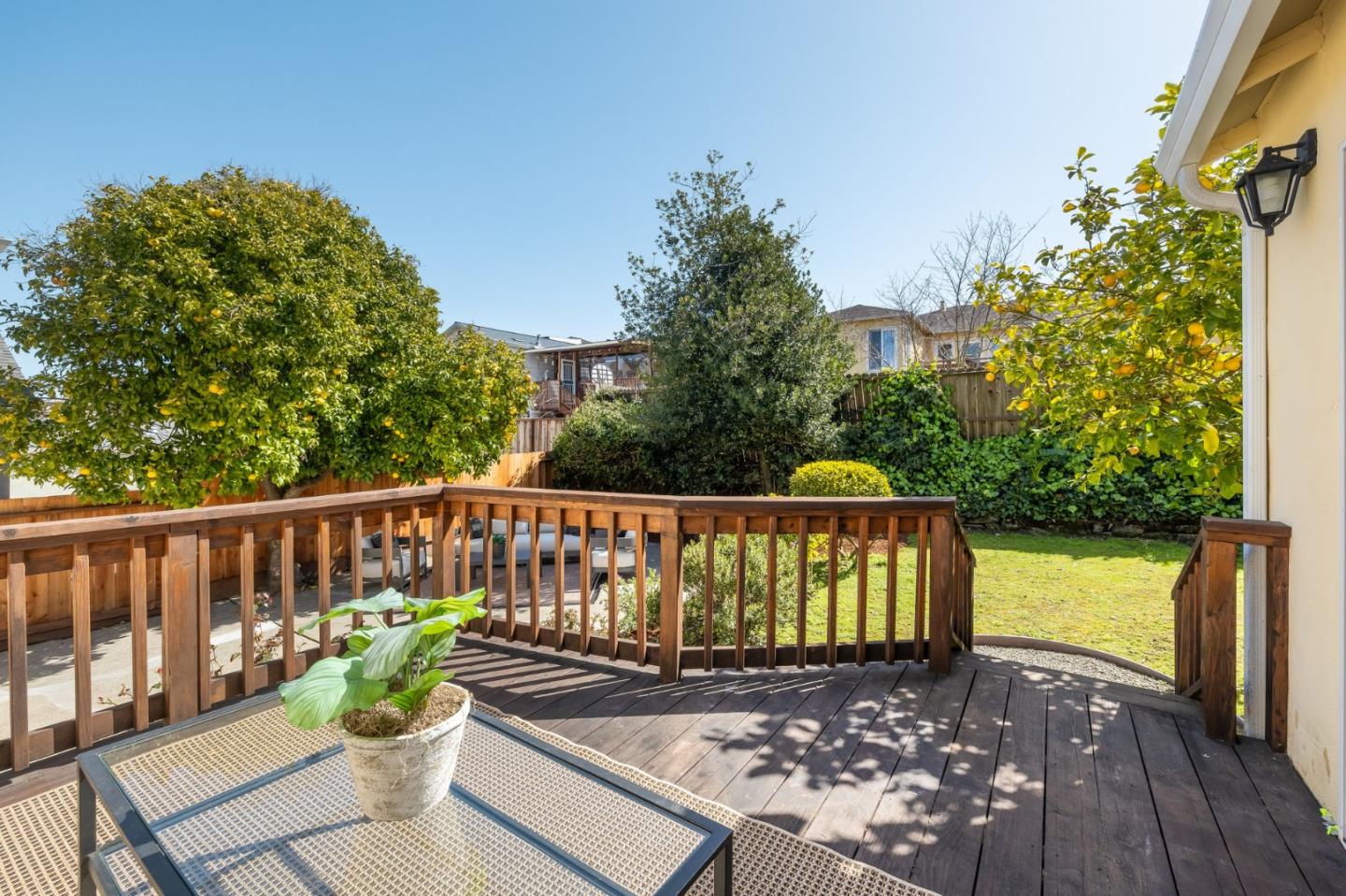 419 Millwood Drive Millbrae, CA 94030 - Photo 25 of 32 a view of a roof deck with wooden floor