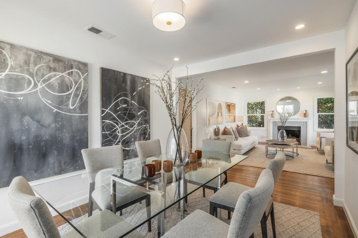 419 Millwood Drive Millbrae, CA 94030 - Photo 9 of 32 a living room with furniture and a wooden floor