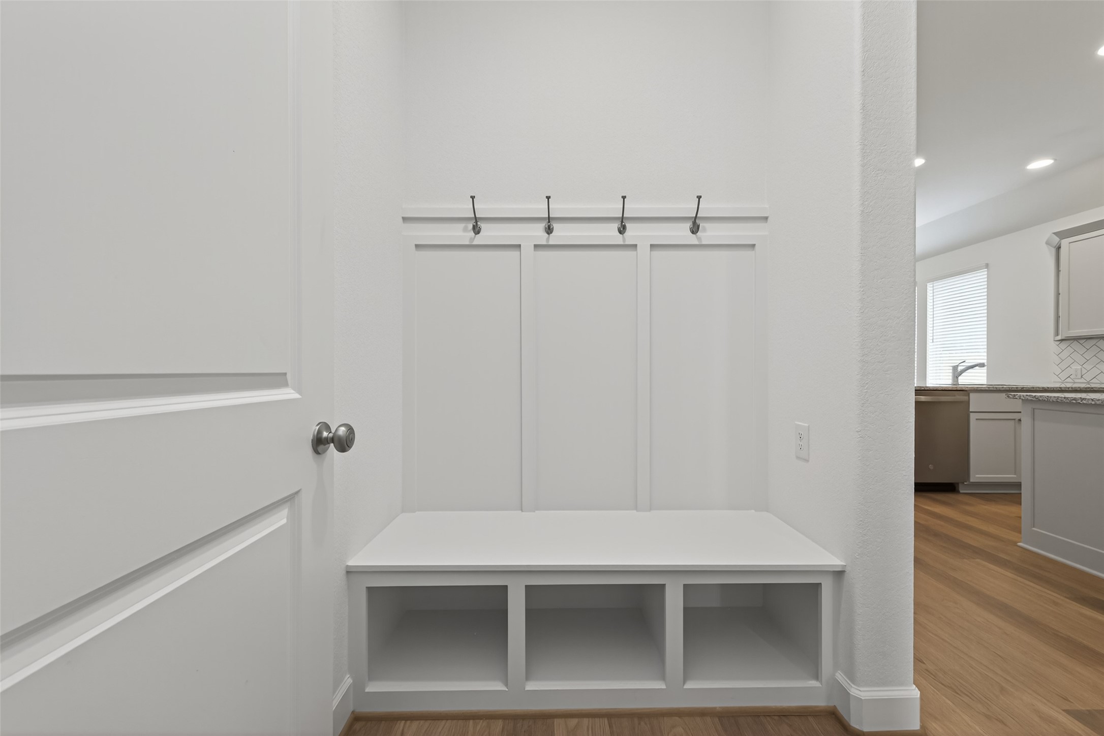 122 Sierra Strm Court Conroe, TX 77304 - Photo 14 of 40 a view of a room with racks on the wall