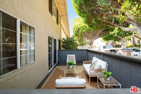 a view of balcony and patio
